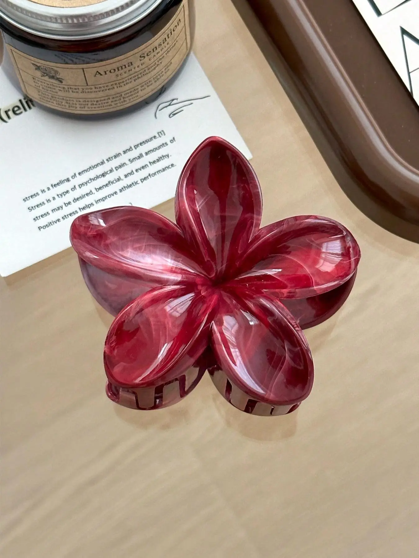Elegant Flower Design Hair Claw, Casual and Versatile Hair Accessories for Women, Minimalist Headwear Suitable for Thick Hair, Flower Hair Clip, Claw Hair Clips