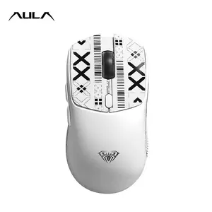 Aula Sc580se Tri-Mode Gaming Mouse, Wired/wireless Connection, Lightweight Design, 500mah Battery, Ergonomic, Compatible with Windows/iOS/MAC System, PC, Notebook and Cell Phone Equipment Are Available.