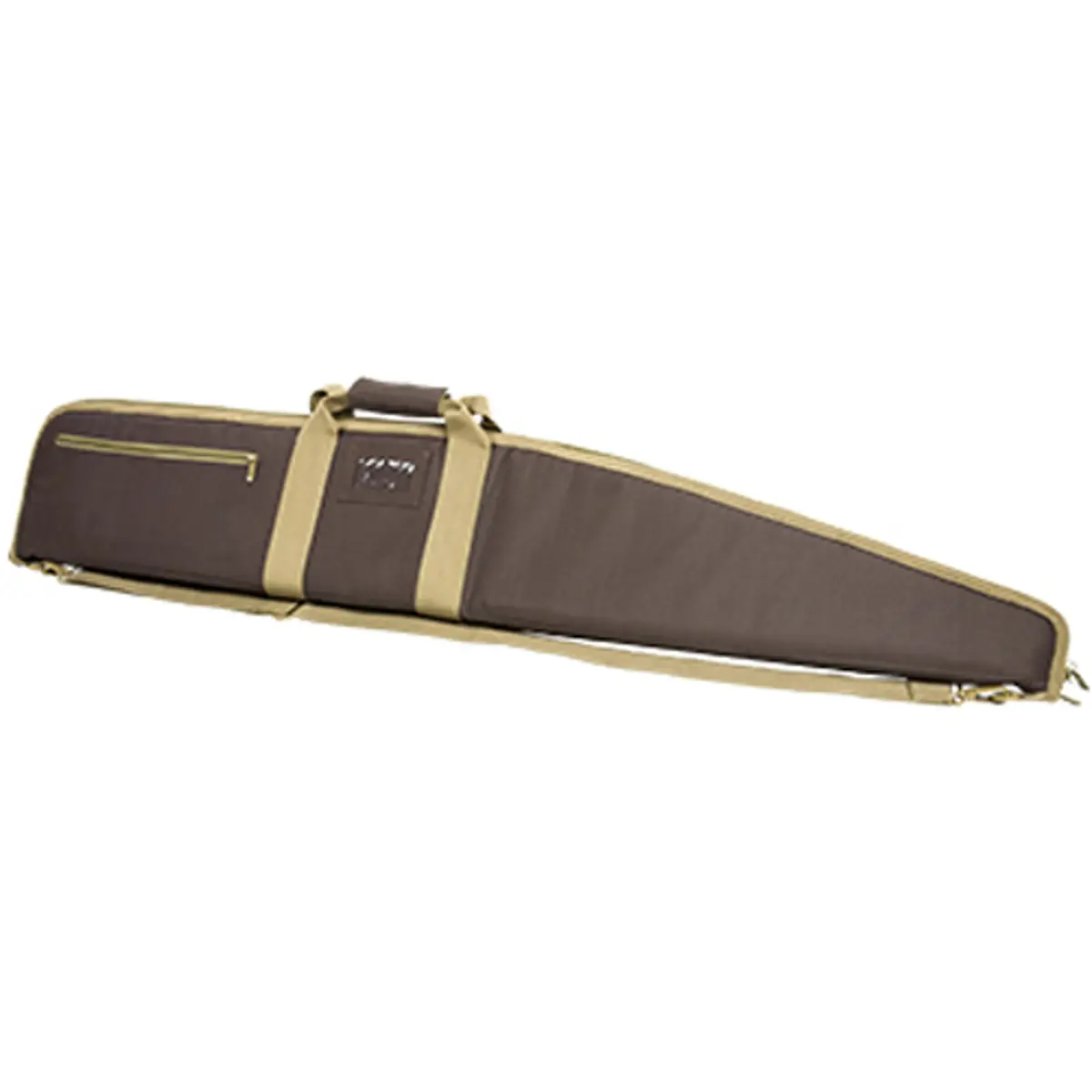 NcSTAR Vism 2958 Series Unisex Full-Length Padded Fabric Shotgun Case - 48x8 in, Brown, for Hunting & Shotgun Carry, Lockable Zipper, Pvc Outer