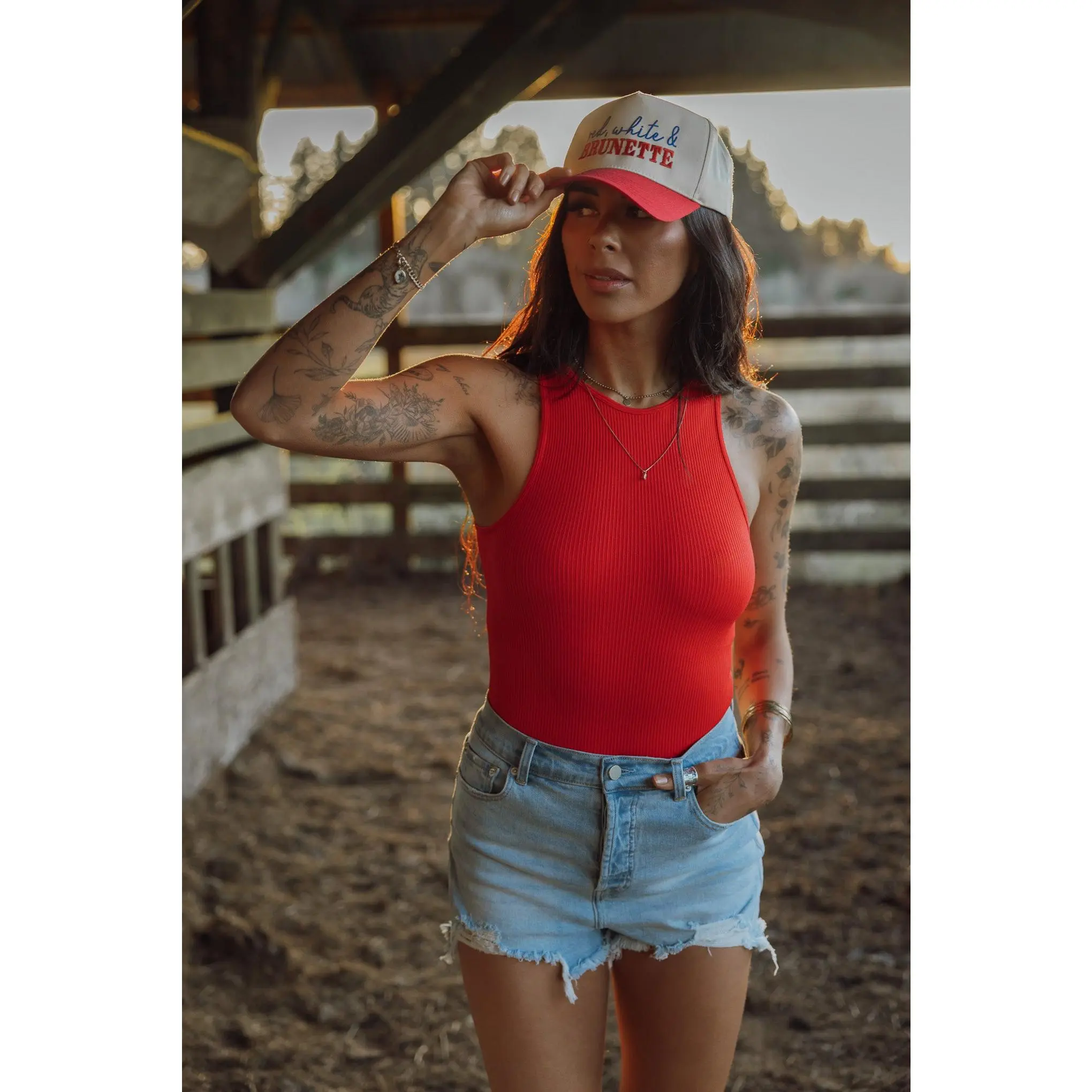 Jada High Neck Tummy Control Sleeveless Bodysuit