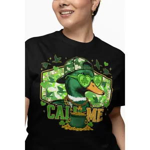 Call Me - St. Patrick's Day Duck T-Shirt