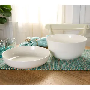 Home Reflections 2-Piece Porcelain Serving Bowls