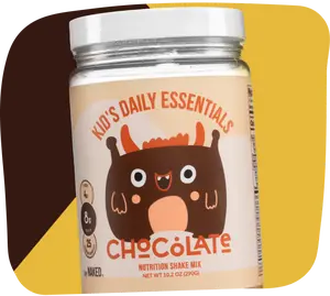 NAKED Kid's Nutrition Shake - Chocolate - 8g Protein, 25 Vitamins Minerals, Vegan Formula