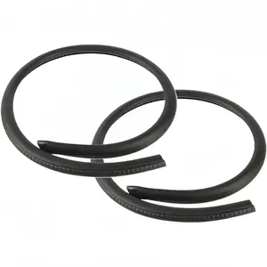 2Pcs B Pillar Sealing Barrier - Weather Removal Guard For Car Soundproofed, Auto Finishing Edge Protector For SUV Truck RV | High Density Rubber Seal | Frame with Buckle EPDM Rubber Strip