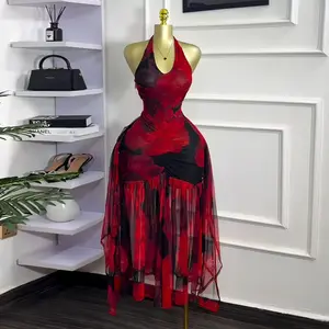 Autumn and winter clothing Women Halter Neck Backless Ruched Stacked Sleeveless Long Maxi Dress 2025 new Birthday Sexy Party Dresses