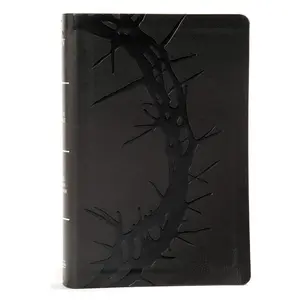 KJV Large Print Personal Compact Size Reference Bible Leather Cambridge Presentation christian book handy size jesus bible 1-3 enoch creative kjv study beautiful word, Crown of Thorns Leather Touch Bible Religion Concordance