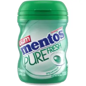 2x Mentos Pure Fresh Gum Spearmint Snack Sugar Free Breath 10ct