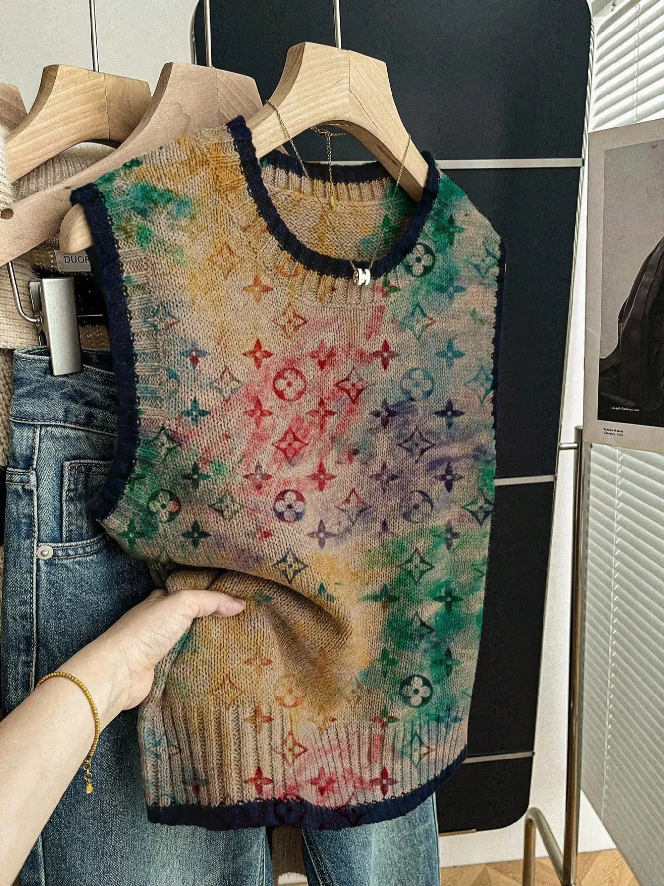 [ENHYPEN ニキ着用]24ss JADED LONDON ニットベスト S ENHYPEN ニキ着用]24ss JADED LONDON ニットベスト S ENHYPEN ニキ着用