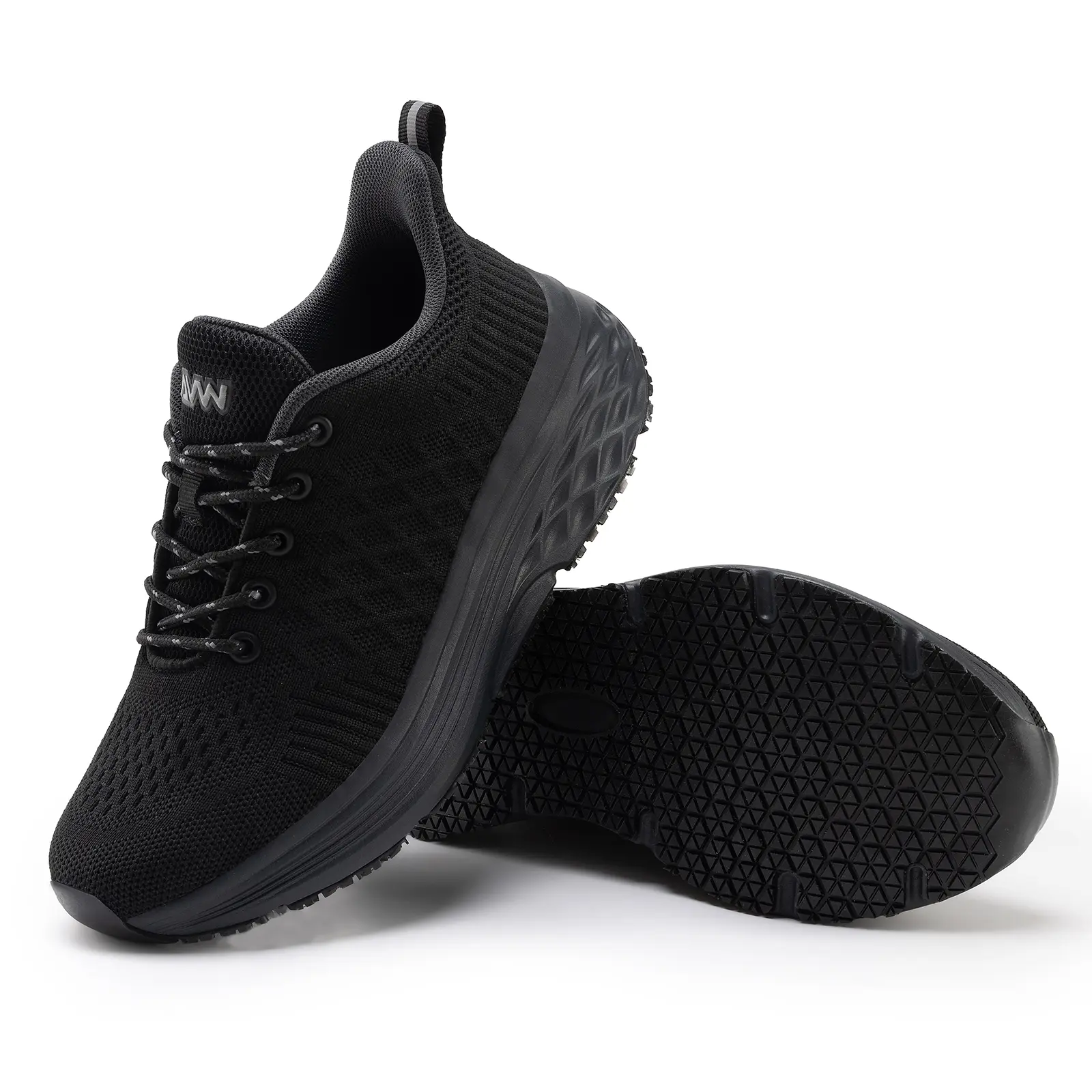 walking waterproof shoes work shoes cateringservice chef kitchen Black Trainer Non-slip women's slip-on work non-slip sneakers fyp ,tiktokmademebuyit ,workwear ,shoes