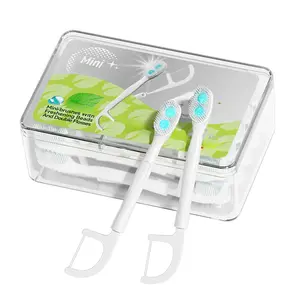 Portable Tongue Cleaner Brush Set, Mini Soft Bristle Toothbrush, 20 Pieces Disposable Oral Care Kit, Oral Hygiene Essentials for Camping Hiking Dental Hygiene Gift