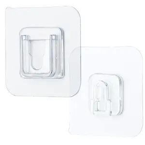 5/10/15 pairs Wall Hooks Hanger Double SidedAdhesive Suction Cup Sucker Kitchen Bathroom Wall Storage Holder Organizer
