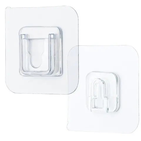 【DealsForYouDays】Metal No-Drill Self-Adhesive Wall Attachable Hooks & Rails, 5/10/15 Pairs Reusable Sticky-Back Home Organizer Hook, Multifunctional Shop Wall Organizer for Kitchen Storage