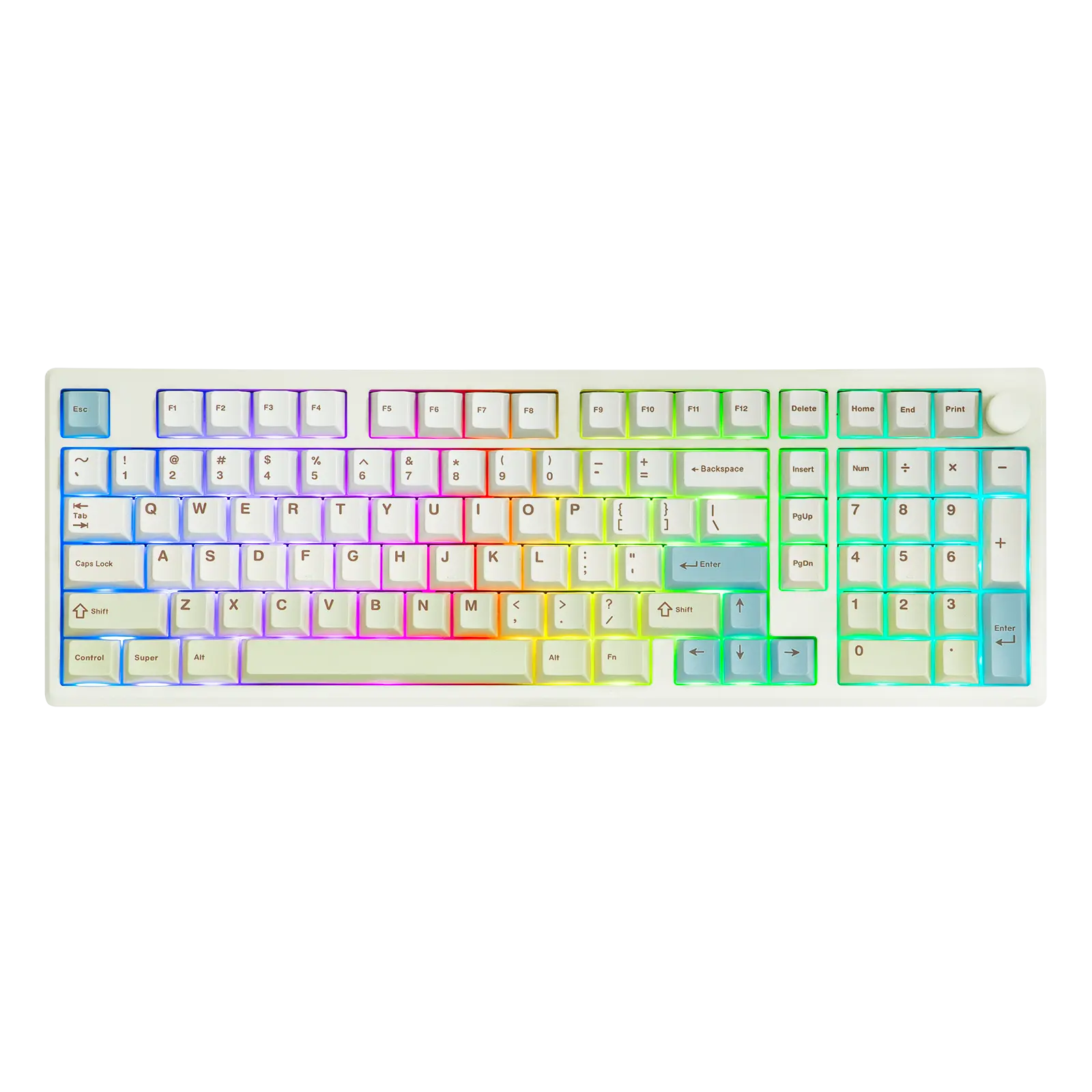 EPOMAKER Galaxy100 Lite Gasket Wireless Mechanical Gaming QMK/VIA Keyboard with Numpad 1800 Aluminum Tri-Mode USB-C/BT5.0/2.4Ghz South-facing RGB BacklitHot Swappable Custom keyboards for gaming creamy keyboard Tiktokshopstockup Tiktokshopmothersday