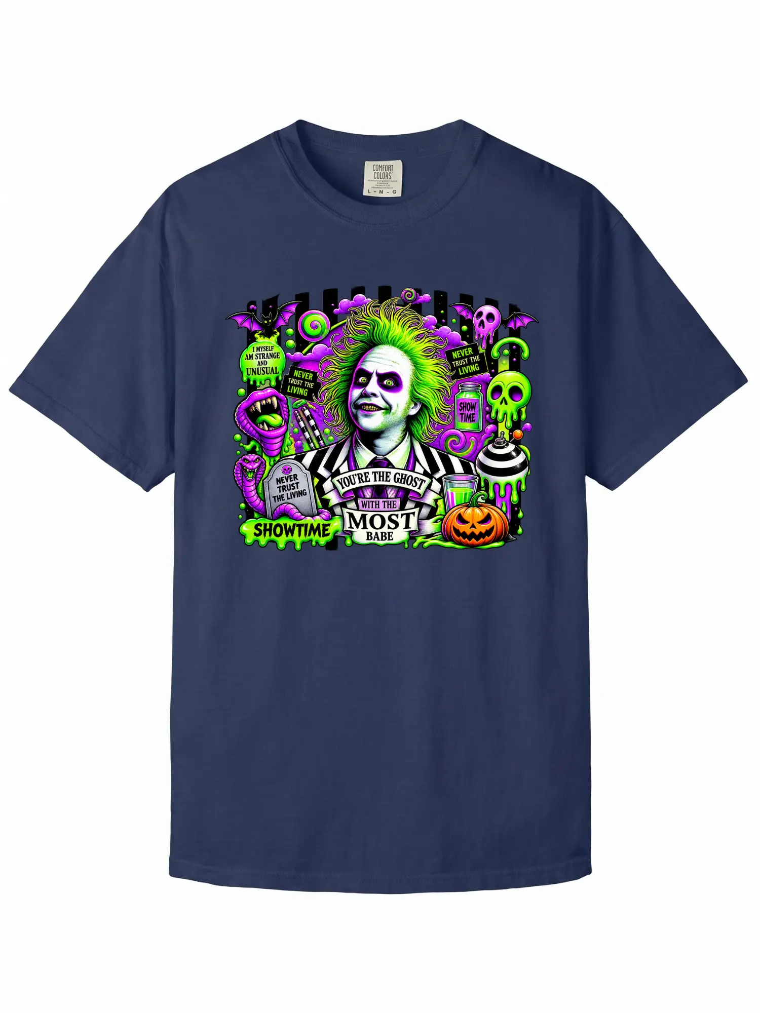 Beetlejuice Halloween Shirt, Ghost With The Most Graphic T-Shirt, Spooky Season Sweatshirt, Beetlejuice Hoodie, Horror Movie Halloween Gift