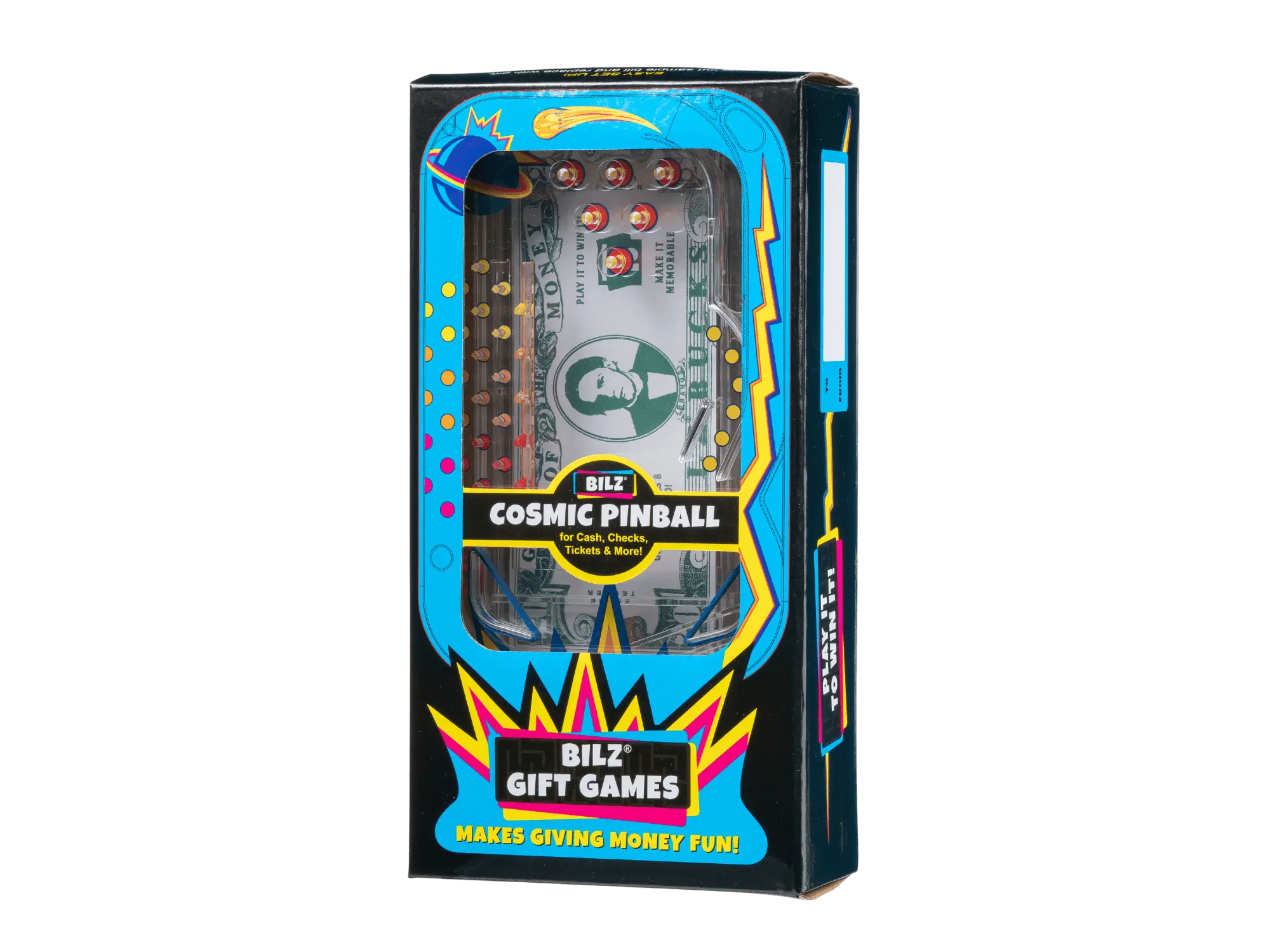 BILZ® Cosmic Pinball Cash & Gift Card Holder Puzzle Game for Kids & Adults