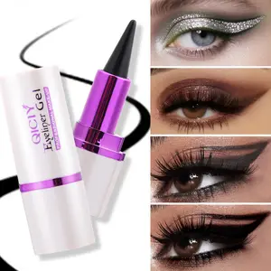 Eyeliner Gel with Silky Texture Waterproof & Sweatproof High Durability Smooth Application Makeup Tool