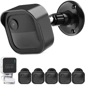Camera Mount for Blink Outdoor 4 (4th Gen) and Blink Outdoor (3rd Gen), 5 Pack Weatherproof Protective Housing and 360 Degree Adjustable Mount with Sync Module 2 Mount