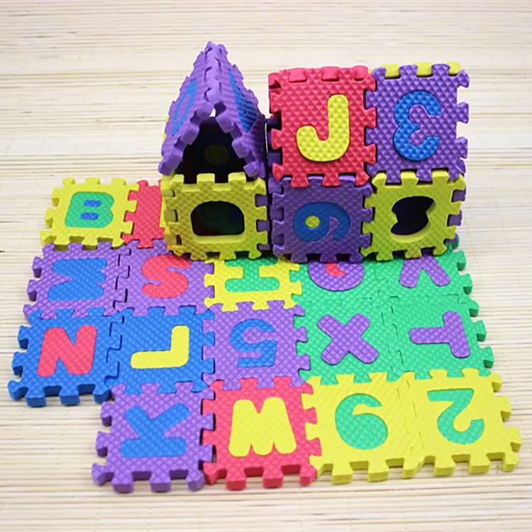 Children's Educational Toys Alphabet and Number Foam Puzzle 36 Pieces Thickened Version