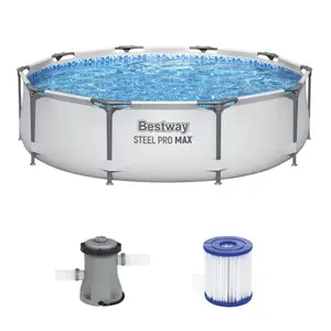 Bestway Steel Frame 10ft Outdoor Pool Set