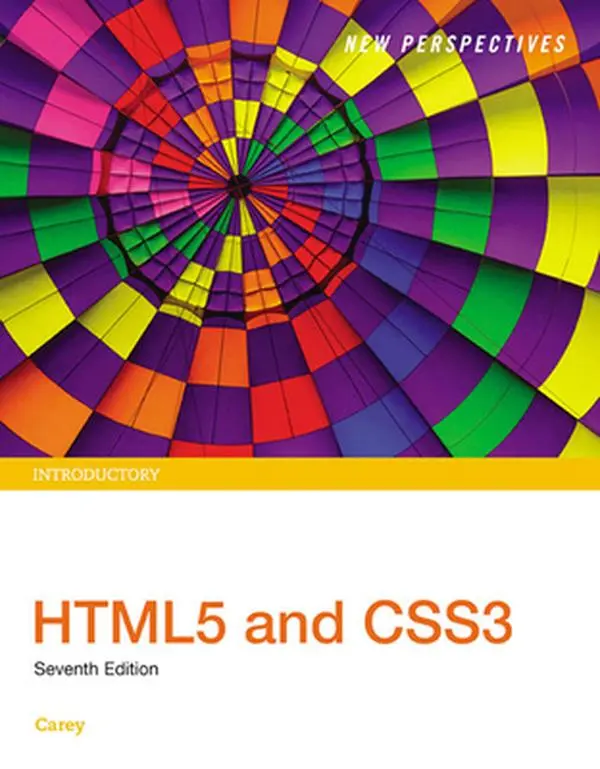 Used Book - New Perspectives HTML5 and CSS3: Introductory by Patrick M. Carey (Paperback, English) - Good Tutorial for Learning Web Page Design, Learn