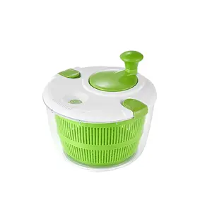 Large Salad Spinner 5L Salad Dryer Spinner Vegetable Spinner Lettuce Spinner One Touch Pump Salad Spinners BPA Free Colander Drain Basket For Fruits Vegetables Herbs
