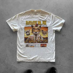 Fantastic Mr Fox, Wes Anderson Movie, Roald Dahl, Mr Fox, Wes Anderson, Vintage, Movie Shirt, T-Shirts Films, Hoodie, Sweatshirt