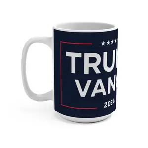 Trump Vance 2024 Jumbo Ceramic Coffee Mug 15oz MAGAGA