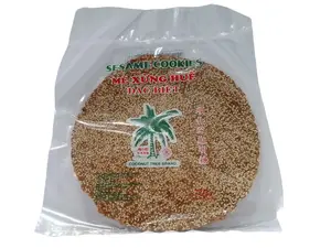 Sesame Cookies Me Xung Hue Dac Biet (Coconut Tree) Vegan Vegetarian 5.3oz - 150g Vietnamese Snacks and Food
