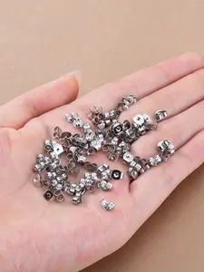 Universal Auricular Needle Plug Earrings Hooks, 10/50/100pcs Stainless Steel Ear Closures, Durable & Secure Design, Ideal for Daily Wear, Secure Earhooks