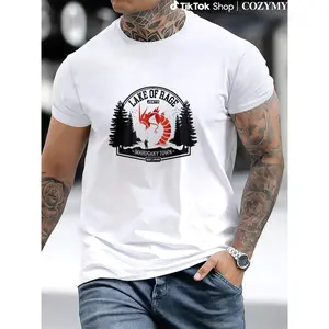 Yujiro Hanma Vintage Graphic Tee, Gyarados Lake of Rage Shirt, PKM Shirt, Anime Funny Shirt, Vintage Tee Streetwear Shortsleeve Printed Womenswear