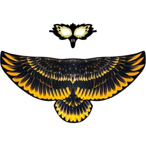 P-CPA017  Bird-Costume for Kids Eagle-Wings Parrot Costume Hawk Owl Dress Up for Boys Girls Party Halloween Favors Gifts Toys