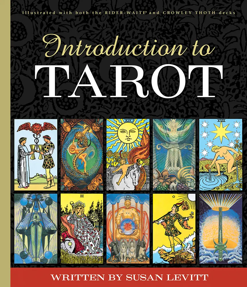 USED Book - Introduction to Tarot: Beginner-Friendly 246-Page Guidebook, Learn Tarot Meanings for Rider-Waite(r) and Crowley Thoth Decks, Illustrated Instruction by Levitt, Susan (Paperback) - english