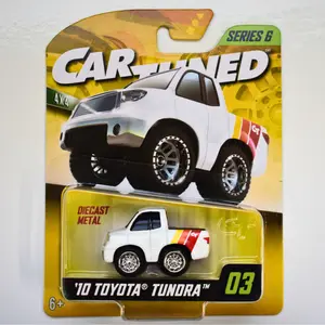 Toyota Tundra 10 White Car Tuned Series 6 Collectible