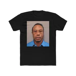 Tiger Woods Mugshot 2026 T-shirt, Cotton Unisex Gift For Her, Gift For Him