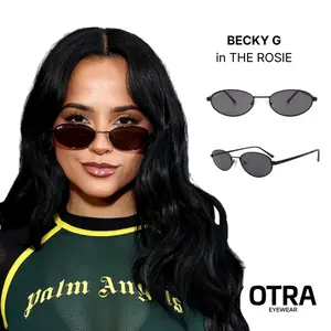 Rosie - Black Classic Oval Sunglasses with Shiny Black Frame and Smoke Lenses 100% UV Protection Trendy Casual Fashionable Frames