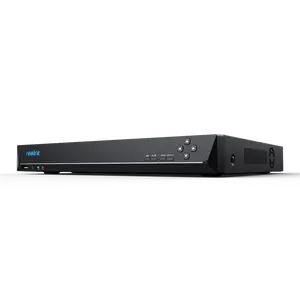 Reolink RLN16-410 16-Channel PoE NVR Wired Security Surveillance System, Cable Connection, 24/7 Continuous Recording, Up to 16MP Ultra HD, 16TB Expandable Storage, 24-Camera Support, Plug-and-Play Setup, Remote & Local Monitor Access, Reliable Protection