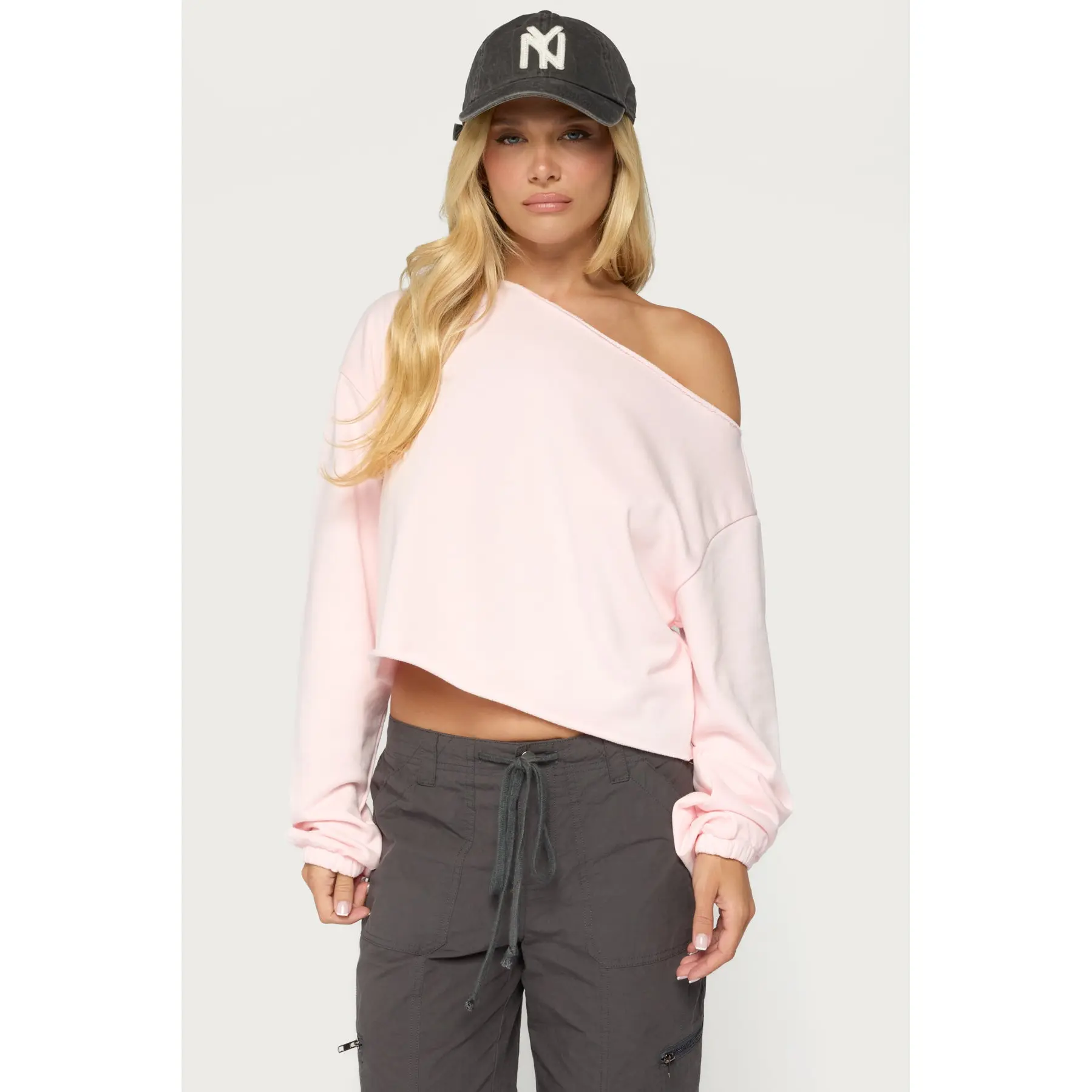 Aveline Off Shoulder Light Sweatshirt
