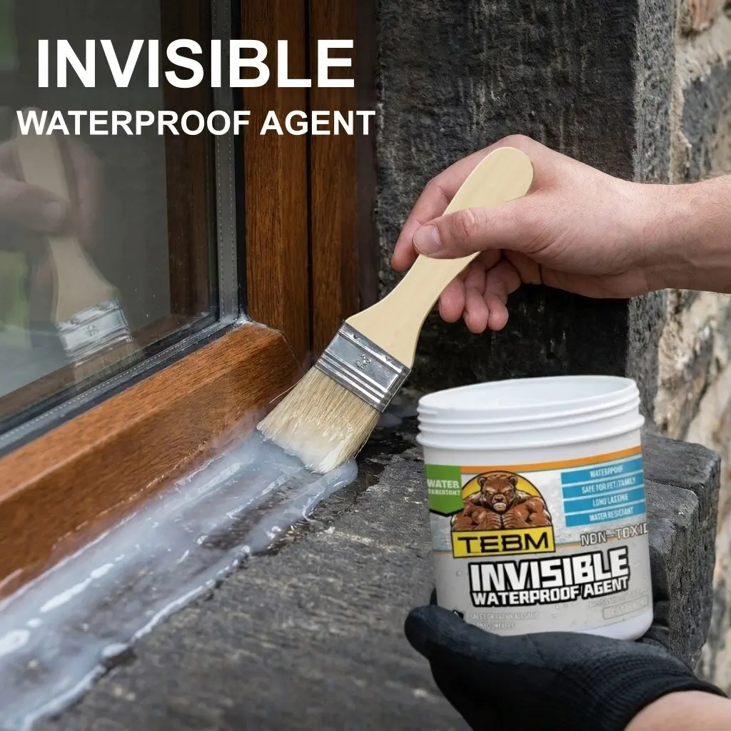 Waterproof Adhesive Sealant, Quick-Dry Invisible Coating, DIY Friendly, Leak Repair for Roof, Walls, Bathroom, Balcony, Waterproofing Coating, Durable Waterproof Sealant, Waterproof Sealing Coating