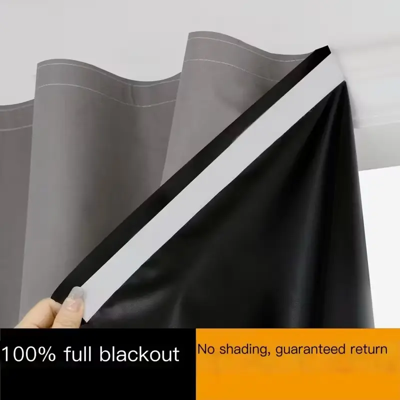Self-Adhesive Blackout Curtains, No Drilling Required, Easy Installation, Full Light Blocking, Perfect for Bedroom Windows, Blackout Window Cover, Blackout Covers