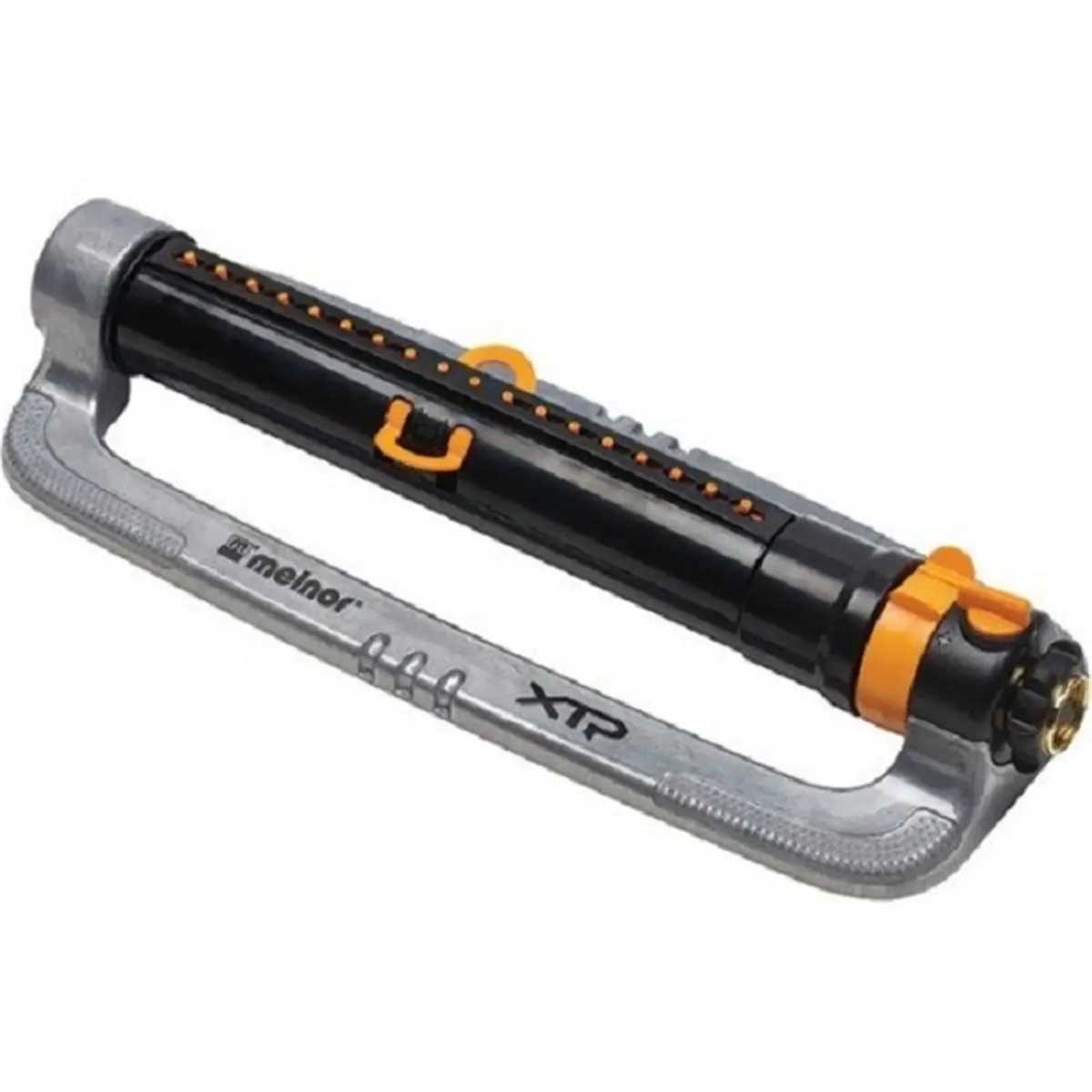Melnor Turbo Oscillating Sled Sprinkler, 3900 sq. ft. Coverage, Flow Control (Flowcontrol), Black & Yellow, Garden Watering Sprinkler, Water Sprinklers