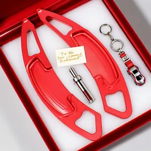 2 Piece Set Honda Aluminum Alloy Paddle Shifters, Gear Shifters, Extended Sport Dsg Shift Paddles for Civic Accord Cr-V Odyssey Acura 2015-2019