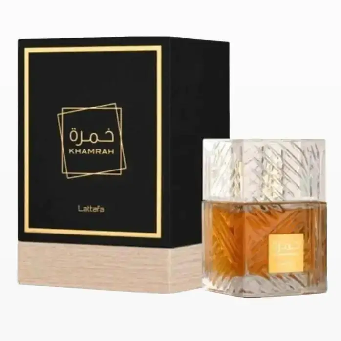 Lattafa Perfumes Khamrah for Unisex Eau de Parfum Spray, 3.4 FL.OZ Fragrance Scent Blend Vanilla Scented Gift Luxury Aroma Cosmetic lattafa khamrah Un