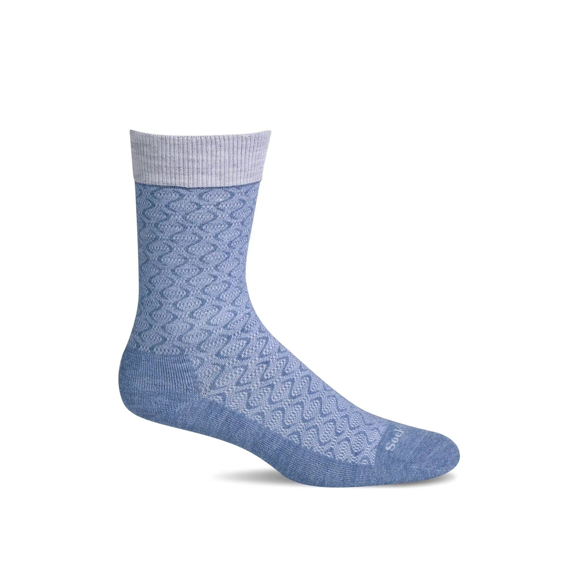 Sockwell Softie Diabetic Relief Relaxed Fit Socks - Bluestone
