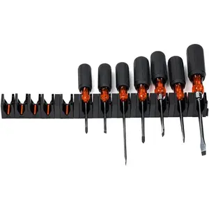 Screwdriver Organizer Pro Series 4.0 – Magnetic Holder for Tool Drawers – Modular Toolbox Organizer System – Tool Storage for Professional & DIY Mechanics - 1 Pack, 12 Holders