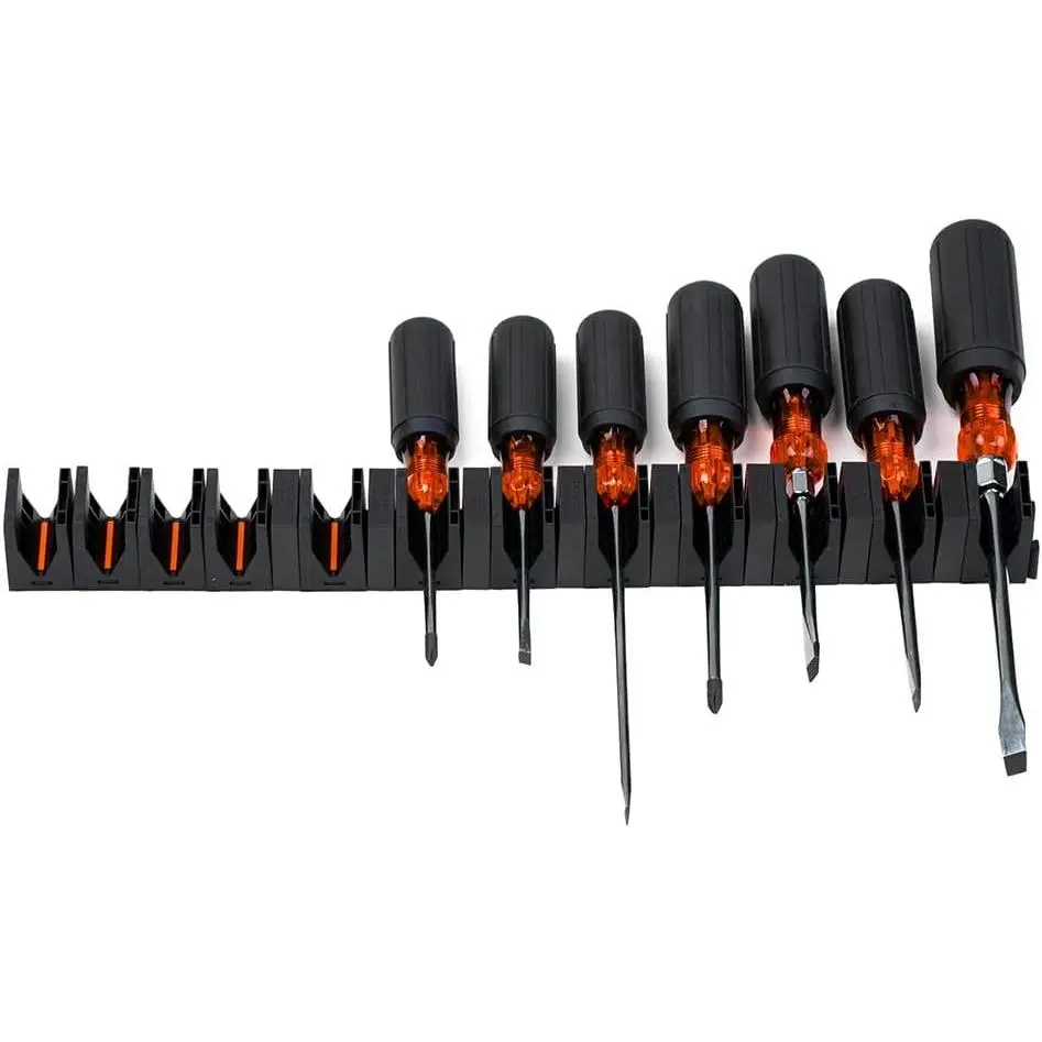 Screwdriver Organizer Pro Series 4.0 - Magnetic Drawer Mount Organizer Pack, High-Quality Items, Modular Tool Storage for Professional Mechanics - 1 Pack, 12 Holders, Modular System, Affordable Prices, No, Tool Racks & Bars Screwdriver Organizer