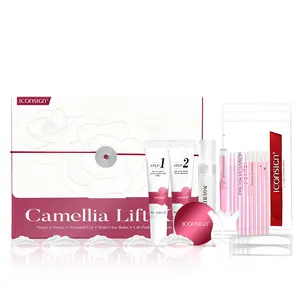 Camellia Eyelash Lifting Kit, 1 Box Professional Instant Perm, Lifting and Curling of Eyelashes, Semi Permanent Salon and DIY Home Makeup Tool, Cosmetic