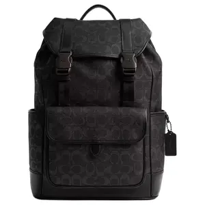 COACH League 29 Drawstring Backpack with Quick-Close Clasp in Calfskin for Men