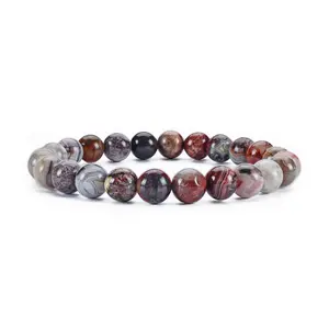 Cherry Tree Collection | Stretch Bracelet | 8mm Beads (Laguna Lace Agate)