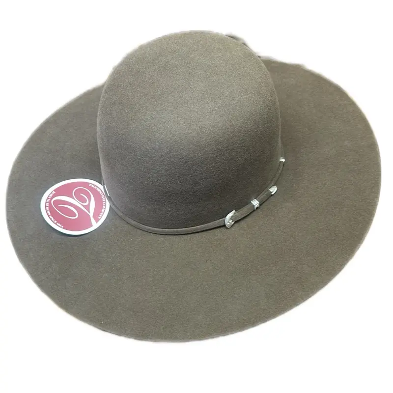 Tacchino Muflone Felt Hat Size 7 with 4-1/2 Inch Brim and 6 Inch Crown