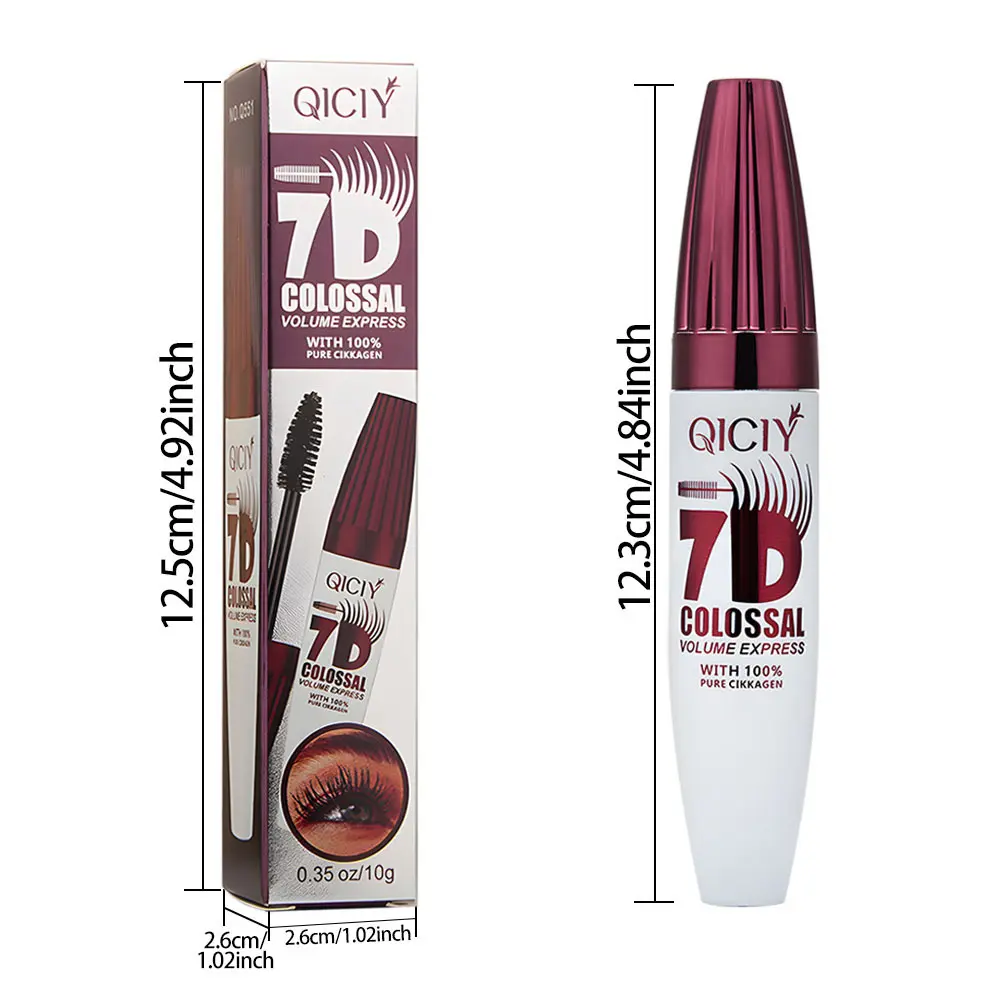 QICIY 7D Colossal Volume Express Mascara Waterproof Lengthen Curl